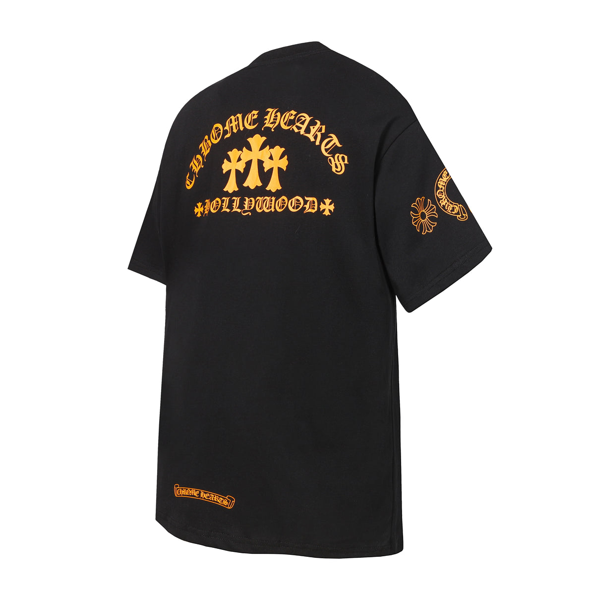 Chrome Hearts Orange Cemetery Cross Pocket Tee
