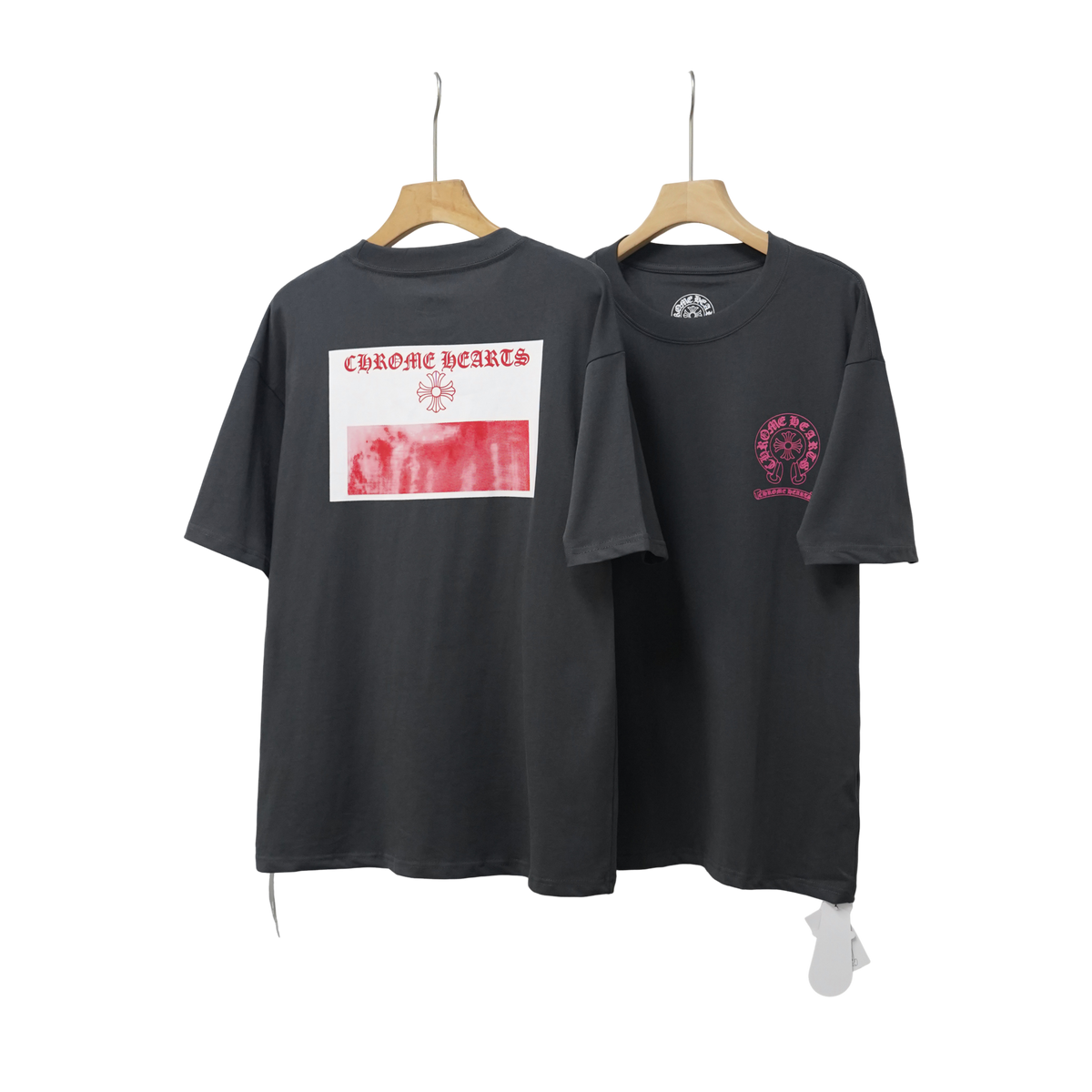 Chrome Hearts Red Cemetery Cross T-Shirt