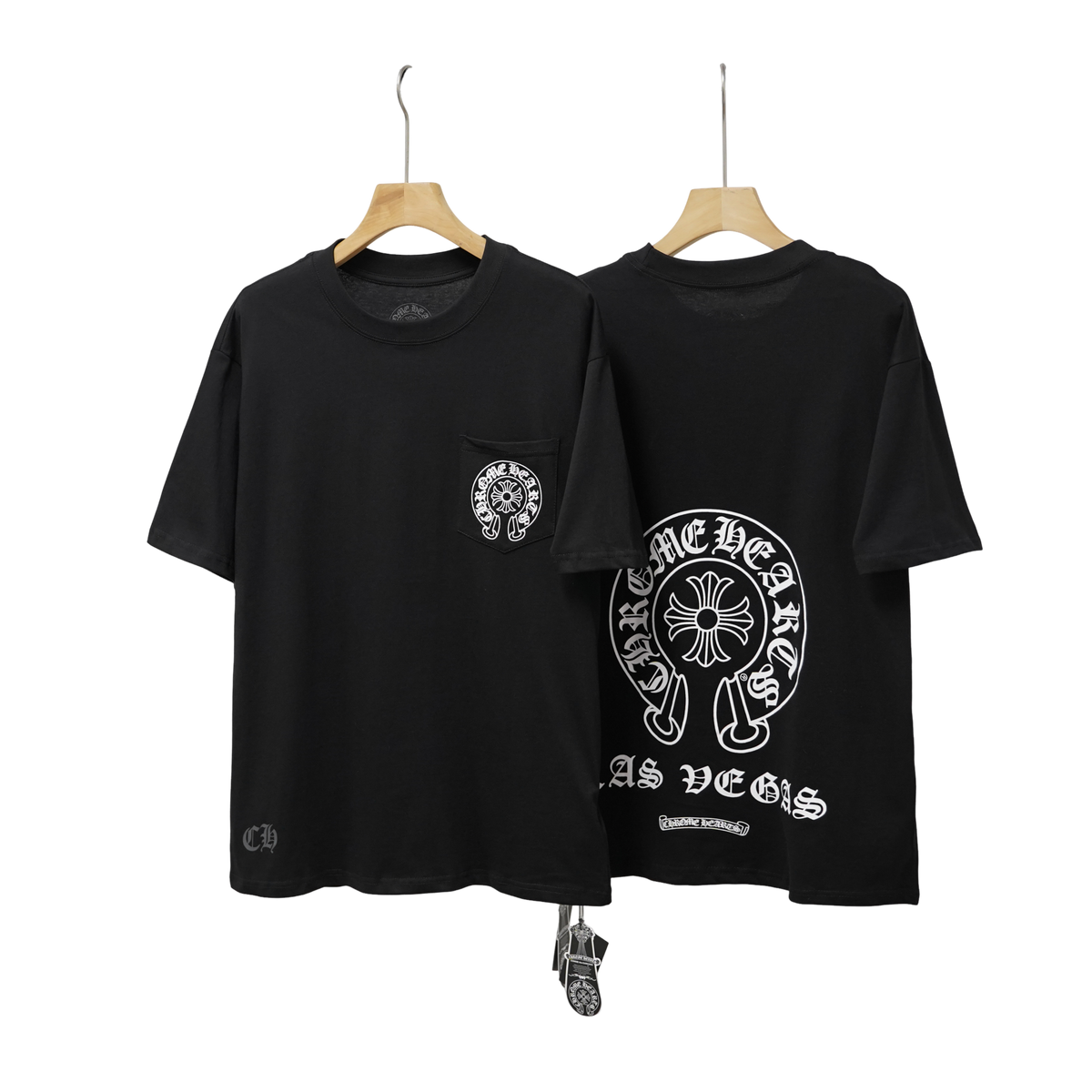 Chrome Hearts Black Horseshoe Cross Tee Las Vegas