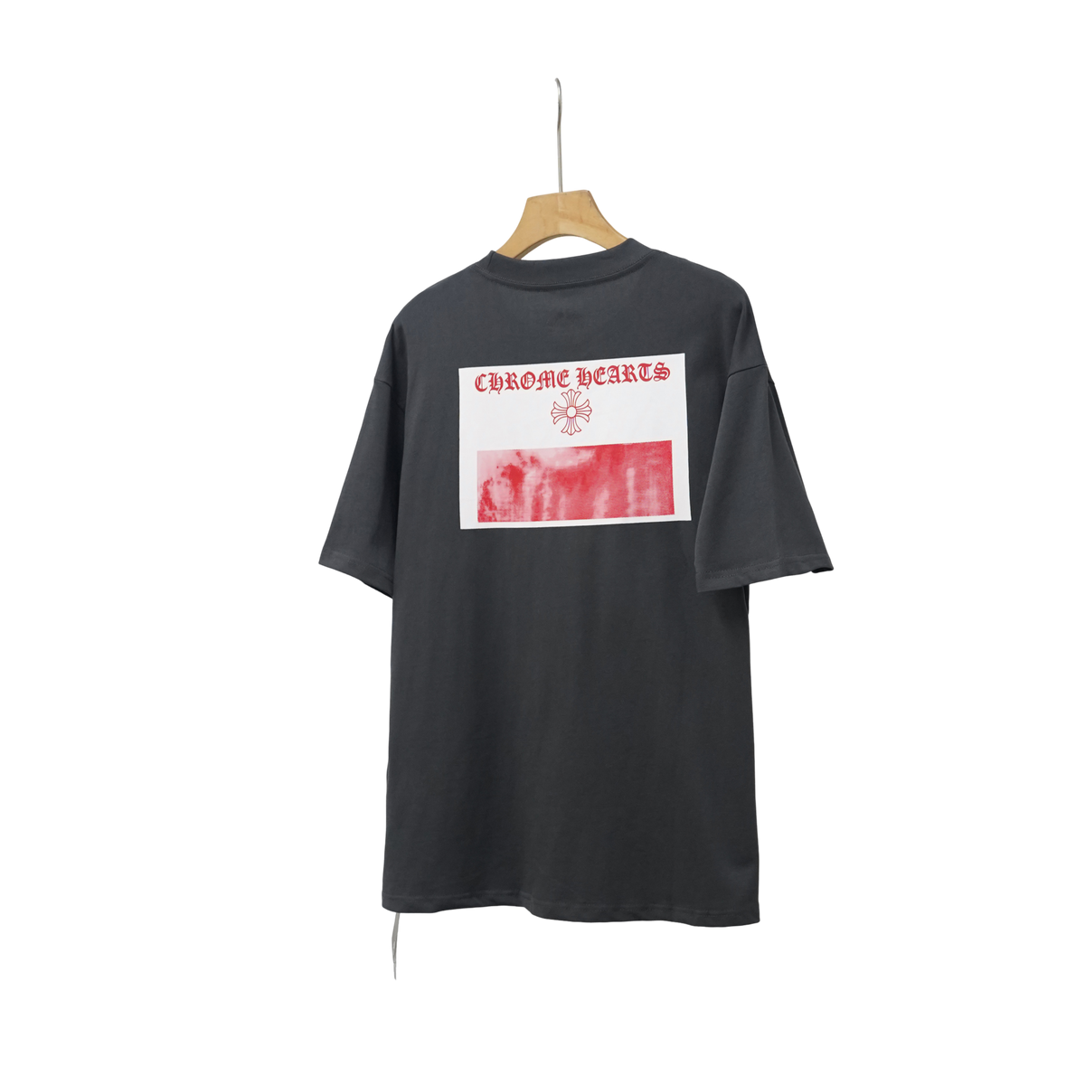 Chrome Hearts Red Cemetery Cross T-Shirt