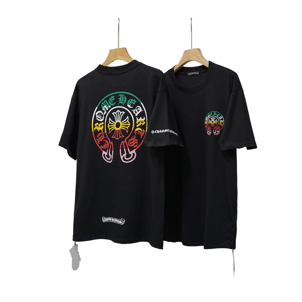 Chrome Hearts Rainbow Cemetery Cross Tee