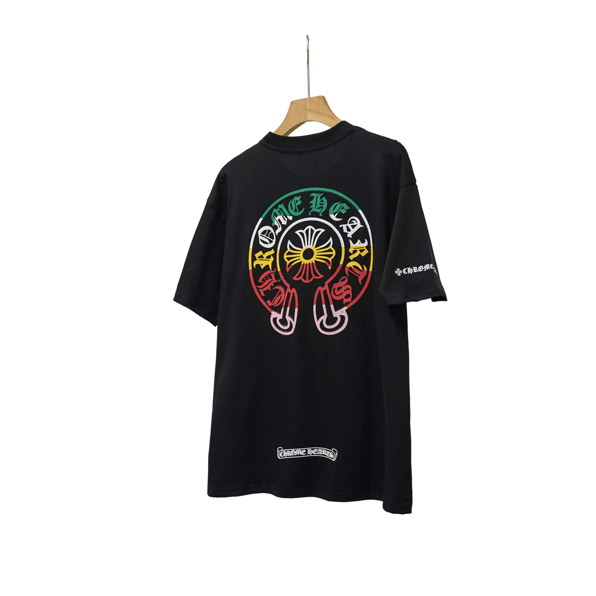 Chrome Hearts Rainbow Cemetery Cross Tee