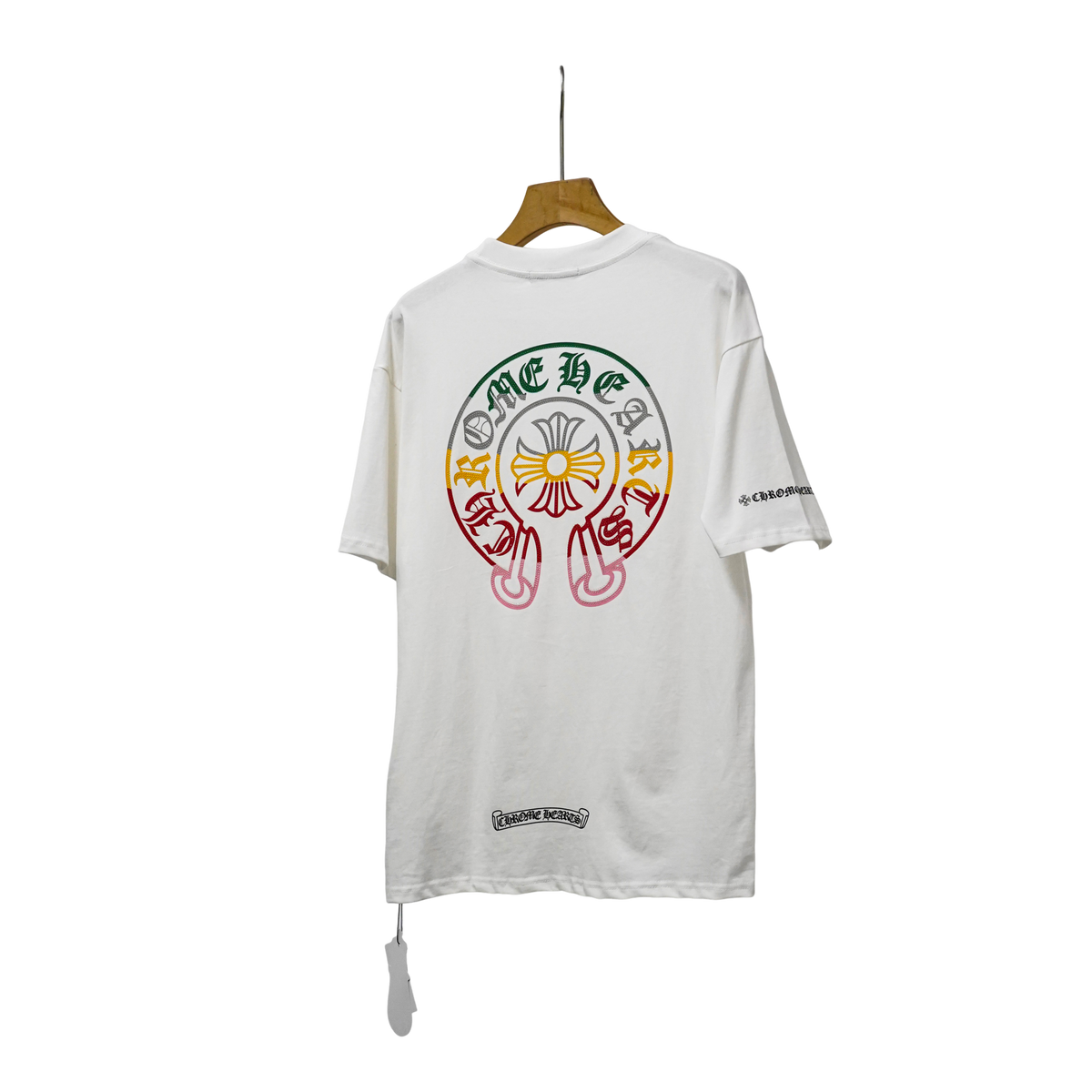 Chrome Hearts Rainbow Cemetery Cross Tee