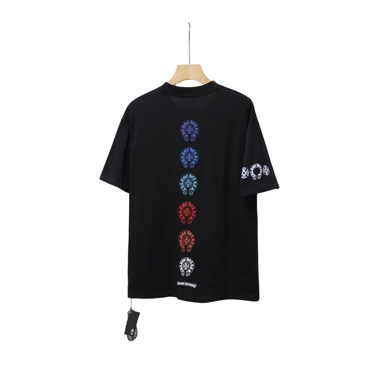 Chrome Hearts Multi-Color Horseshoe Cross Tee