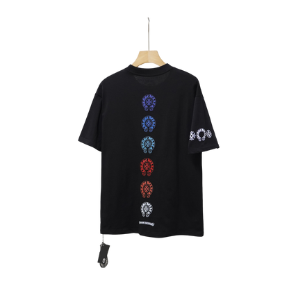 Chrome Hearts Multi-Color Horseshoe Cross Tee